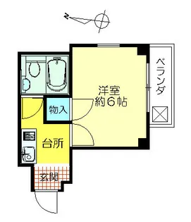 リッツハイツ星陵台【4階】の間取り