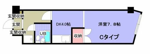 ハイツしらかば【308号室】の間取り