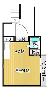 ハイツシンセリティ【203号室】の間取り