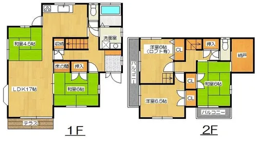 福岡県太宰府市水城6丁目【一戸建】の間取り