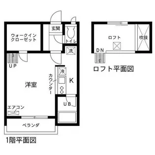 セザンヌ中条【2階】の間取り