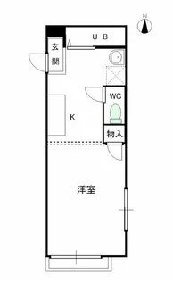 アネックスB・敷1【201号室】の間取り