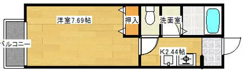 エスポワールM【203号室】の間取り