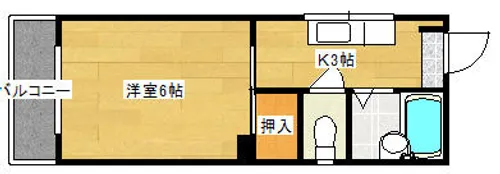 コラソン1000第2吉田ビル【2階】の間取り