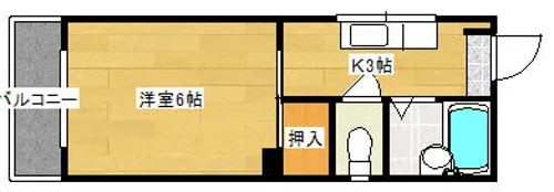 コラソン1000第2吉田ビル【2階】の間取り