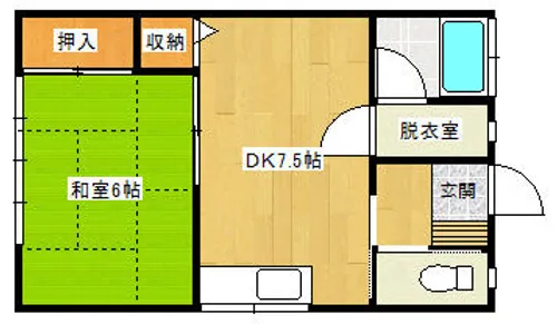 福岡県北九州市戸畑区境川2丁目【一戸建】の間取り