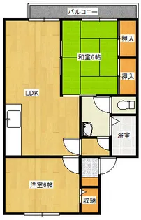セジュールキララ【202号室】の間取り
