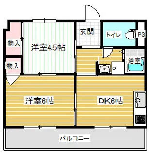 大阪府河内長野市錦町【マンション】の間取り