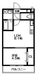 サクシード伏見西町【3階】の間取り
