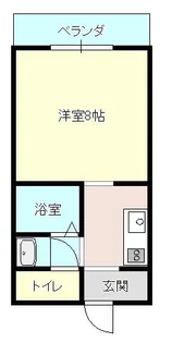 エリア白浜台【102号室】の間取り