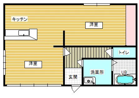 白金町【2F号室】の間取り