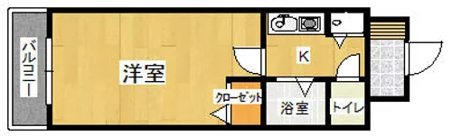 エスポワール城野【306号室】の間取り