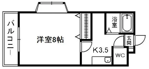 ハーバーハイツ【201号室】の間取り