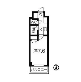 びいⅡ植田【1階】の間取り