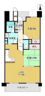 京都府京都市右京区西院安塚町【マンション】の間取り