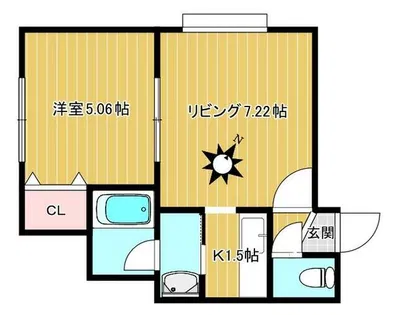 アクアフォレスト【3階】の間取り