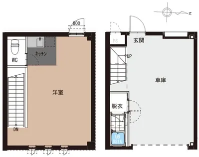 大阪府豊中市玉井町3丁目【テラスハウス】の間取り