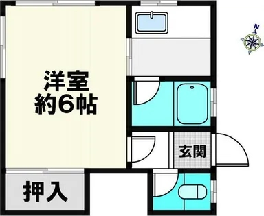 畑マンション【301号室】の間取り
