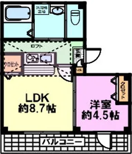 ポポロハイツ【301号室】の間取り
