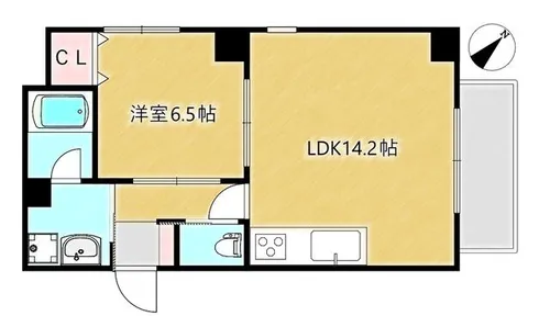 塚本ビレッジ【103号室】の間取り