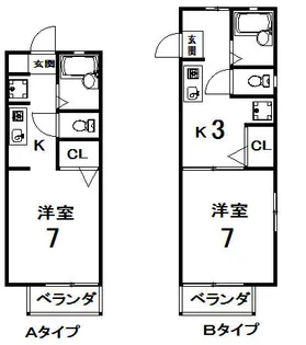 ハイツプレステージ【1階】の間取り