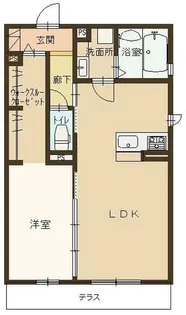 ブランシェメゾン明石樽屋町【101号室】の間取り