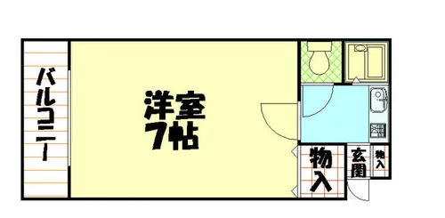 エムエムハイツ【1階】の間取り