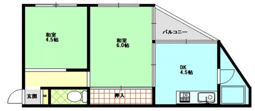 稲垣ビル【4階】の間取り