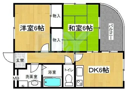 ハイクレストマンション【301号室】の間取り