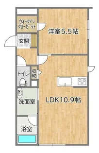 ドゥエラ【1階】の間取り