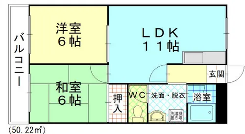 シャルム風【7階】の間取り