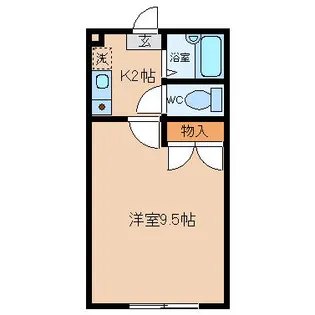 コーポひまわり【205号室】の間取り