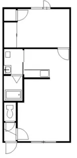 北海道旭川市旭神一条5丁目【アパート】の間取り