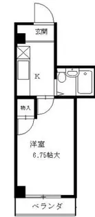 シャトレ・ツカサ【2階】の間取り
