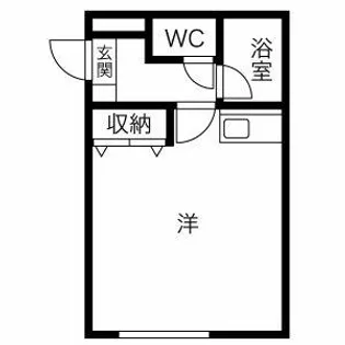 北海道札幌市西区琴似二条6丁目【マンション】の間取り
