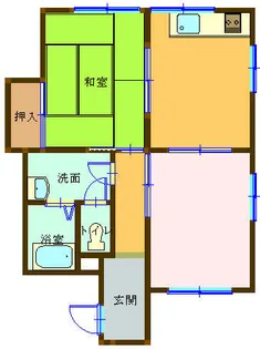 和歌山県有田郡有田川町大字水尻【マンション】の間取り