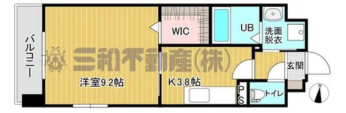 グランコート天神【3階】の間取り