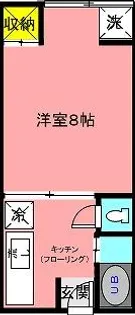 コーポ北吸【1階】の間取り