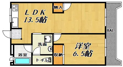 RIENT(リエント)【4階】の間取り