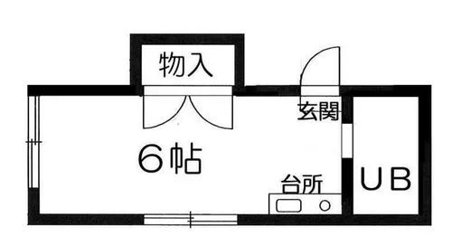 京都府京都市中京区寺町通夷川上る藤木町【マンション】の間取り