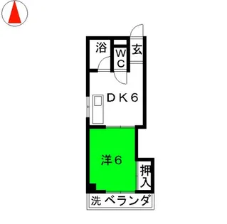 コーポ早川【3階】の間取り