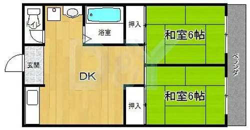 ドリームハイツ【B08号室】の間取り