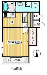 こすもらいふ緑地公園【1階】の間取り