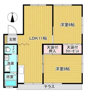 メゾンセイワ A【1階】の間取り