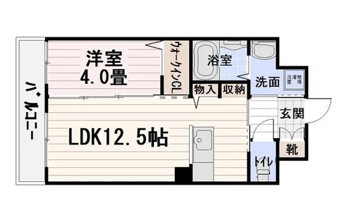 ミルキーウェイⅣ【4階】の間取り