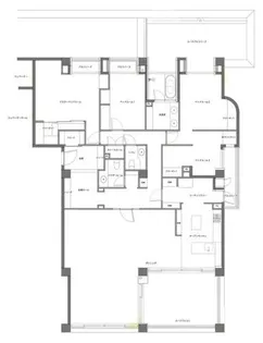ベルエール摩耶【1階】の間取り