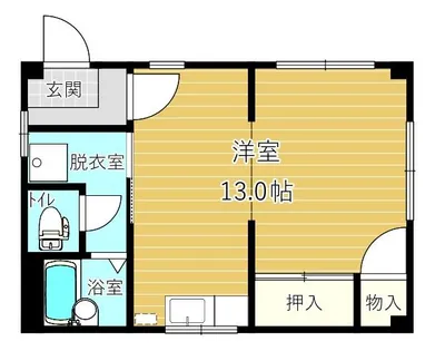 入江マンション【3階】の間取り