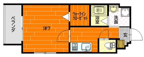 ノースステイツ西小倉【8階】の間取り