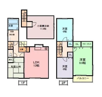 兵庫県神崎郡福崎町福崎新【一戸建】の間取り