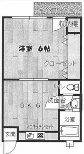 吉村コーポ【3階】の間取り